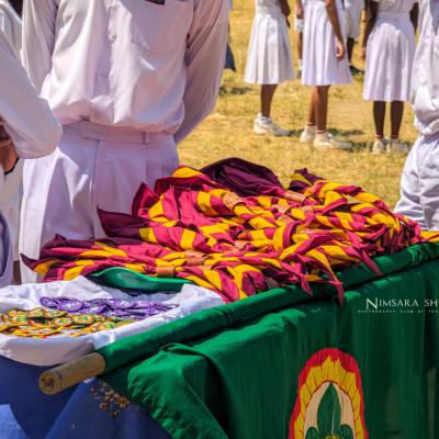 Scout membership medals installation - 2024